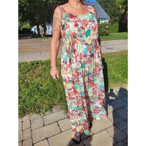 ALICE + OLIVIA floral printed maxi dress 👗Last Discount - Picture 2 of 16